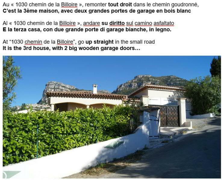 Bed & Breakfast Les Lillas Saint-Jeannet  Экстерьер фото